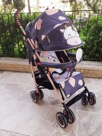 8 wheels Shock-Absorbing Baby Stroller