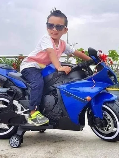 Battery Power 12V With Rechargeable Battery KIDS Bike