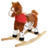 Baybee Wooden Horse for Kids/Baby-Rocking Horse for Kids/Baby 3 Years with Realistic Sounds Rocking Toys for Kids| Safely Holds Children ( Multi color )