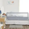 Bed Rails for Toddlers, 75” Extra Long Toddler Bed Rails for Kids, Height Adjustable Baby Bed Rail Guard for Twin, Full, King, Queen Size Bed(1 Side, Grey)