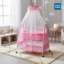 Spacious Swinging Baby Cradle with Mosquito Net