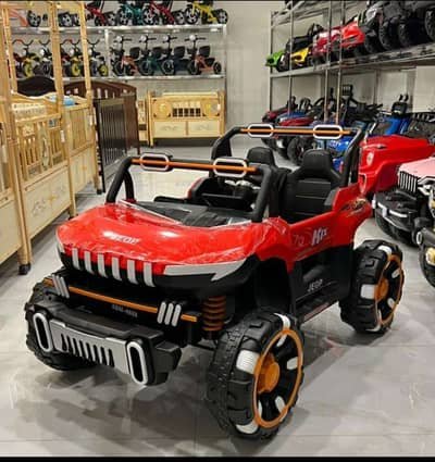 Premium Kids' Electric Off-Road Jeep (Pure White Edition)