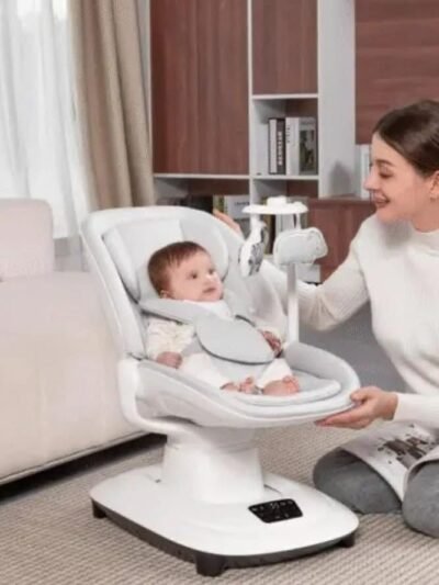 Mastela Deluxe Multi-Motion Baby Cradle White
