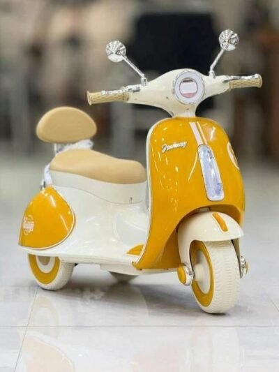 Retro Vespa-Style Kids Electric Scooter